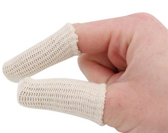 Protezione per le dita in cotone Elastic Guard Protection Scegli la quantità Set di 5, 10, 20, 50