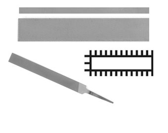 GLARDON-VALLORBE SWISS Flat Hand File - 10"  Long-Cuts # 00-0-1 LP1163