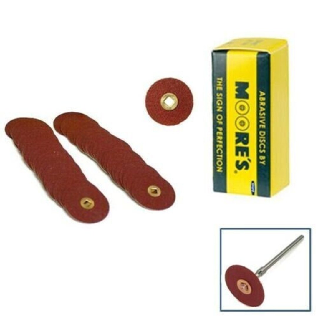 E.C. MOORE SNAP on Brass Center Waterproof Moores Sanding Discs 1/2 Etsy