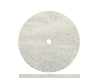 DEDECO RUBBER POLISHING Wheels White Flexies Square Edge Ultra Fine 5009 7/8x1/8