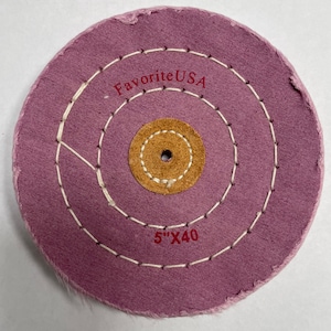 5&quot; BERRY BUFF WHEEL For Jewelers Bench Grinder Lathe