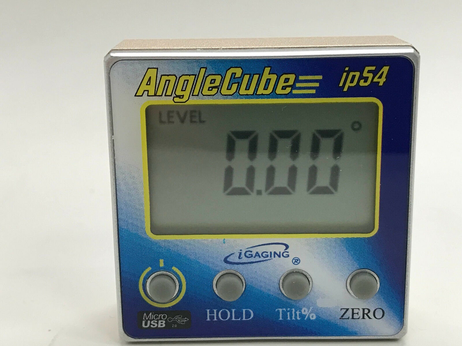 RECHARGEABLE Igaging ANGLE Cube Digital Tilt Level Bevel Gauge ...