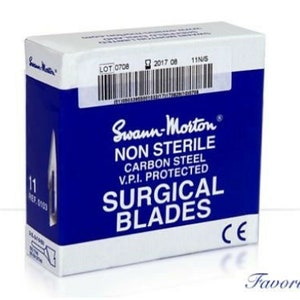 SWANN MORTON Mold Cutting Scalpel Surgical Jewlery Blades #11