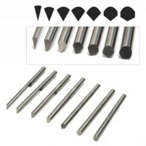 GRS® Tools C-Max Carbide Graver Rff Point Knife Gravers 30 45 60 75 90 105 120 Degree Angle
