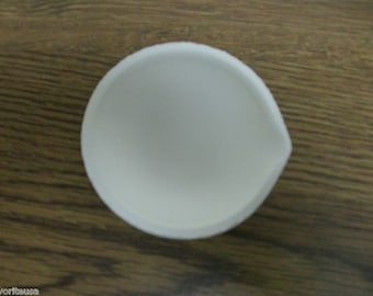 FUSED SILICA CERAMIC Melting Dish Crucible Gold Silver 100 Dwt 3" Diameter