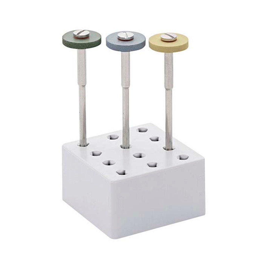 EDENTA CERAGLOSS™ Diamond 1/2 Diameter Silicone Rubber Wheels for