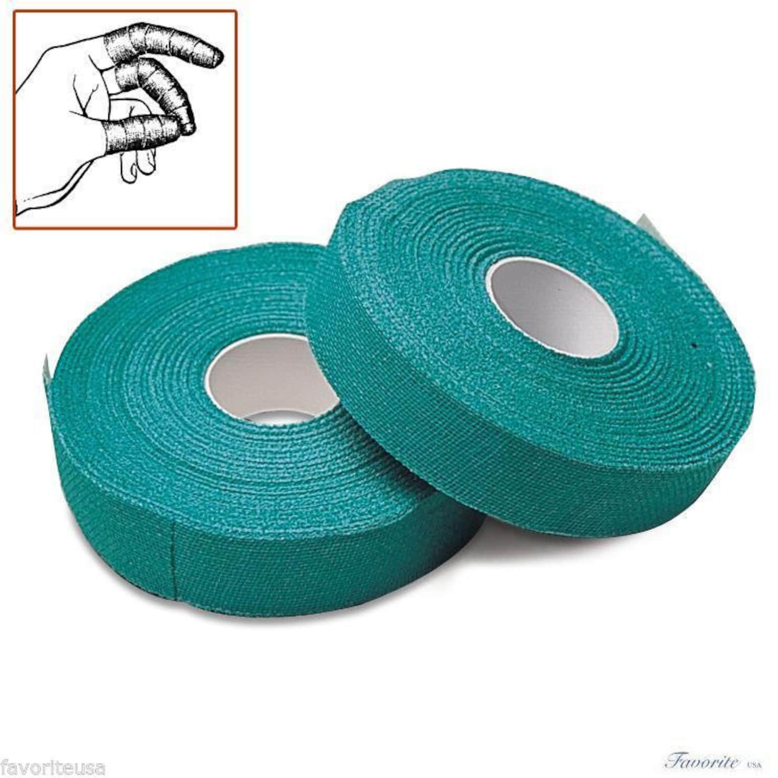 FINGER PROTECTION Selfadhesive Green Tape Rolls 3/4 X 30 Yd Guardtex