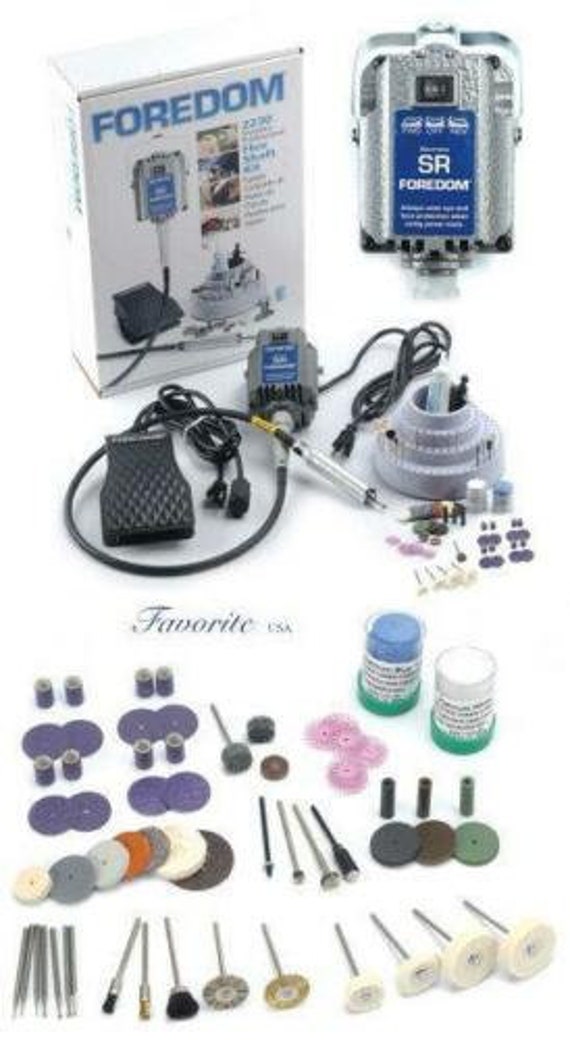 FOREDOM Jewelers Flex Shaft Kit 2230 SR Motor and Accessories Complete Set  115 V 