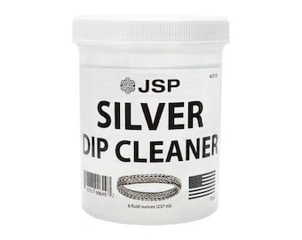 JSP SILVER DIP Cleaner 8 Ounces With Basket