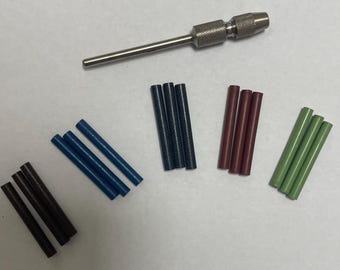 EVEFLEX 3MM SILICONE Pin Polishing Points - 15pc Set W/ Chuck Mandrel