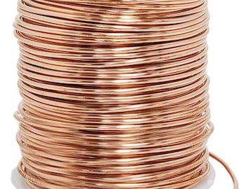 COPPER WIRE PURE Solid 28 Gauge 1 Lb Spool For Electroplating Soldering 0.32mm