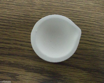 FUSED SILICA MELTING Dish Crucible Gold Silver 20 Dwt Pennyweight 2-1/4"