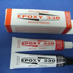 Jewelers Epoxy 330 Glue Water Clear Bonding Gem Jewelry Lapidary Cement Adhesive