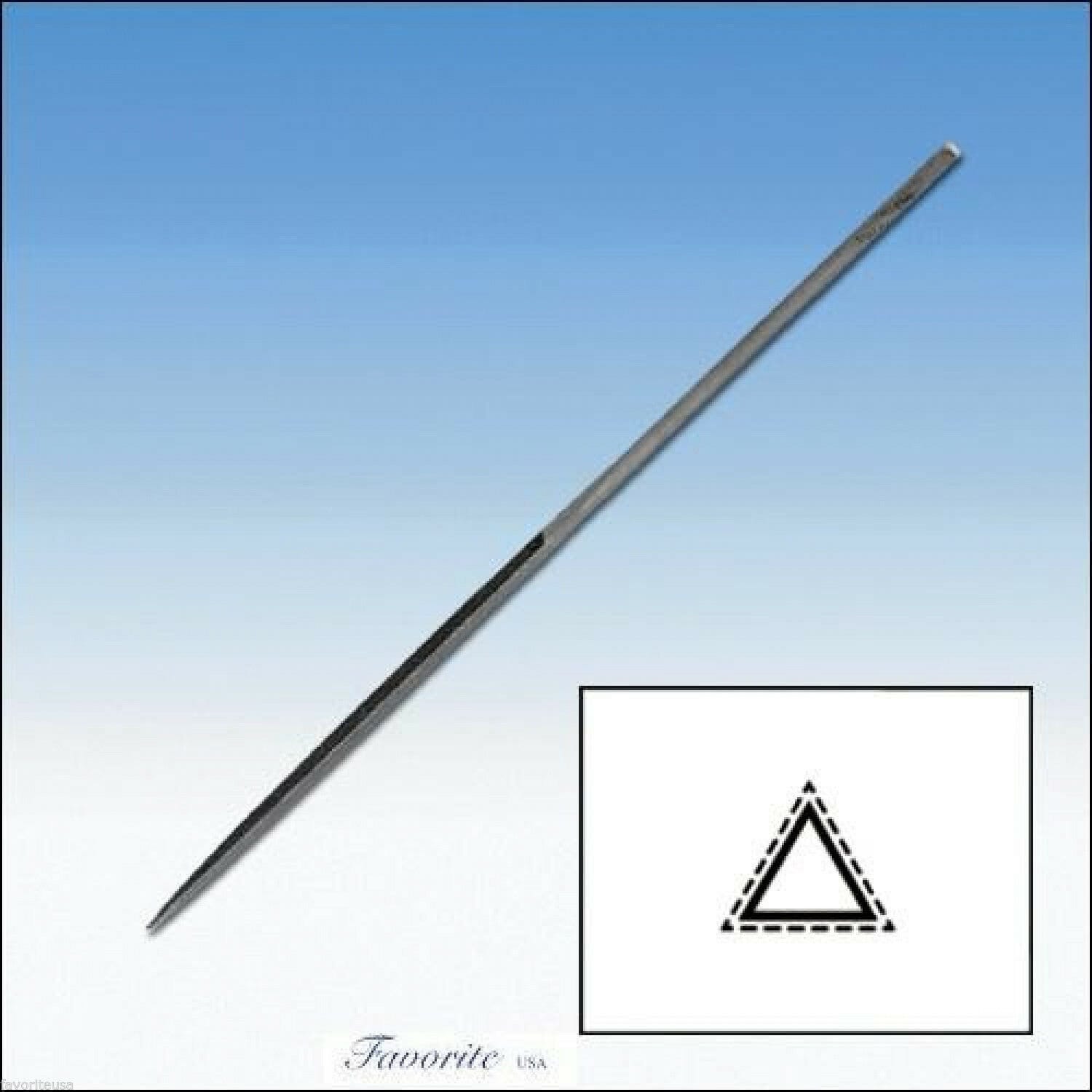 グラードン・ヴァロルベ スイス式脱進機用ヤスリ 三角形 3角形 40mm