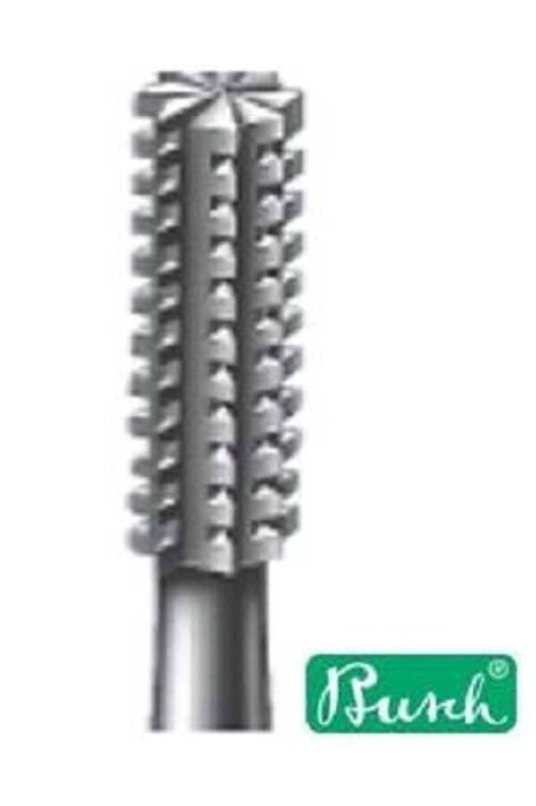 BUSCH BURS CYLINDER Sq Cross Cut Fig. 21 Sizes 0.6mm to 3.1 Mm Box of 6 ...