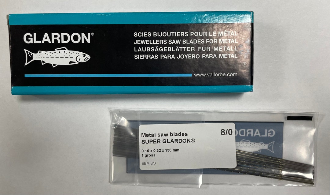 SUPER GLARDONVALLORBE Jewelers Piercing Saw Blades 8/0 144 Etsy