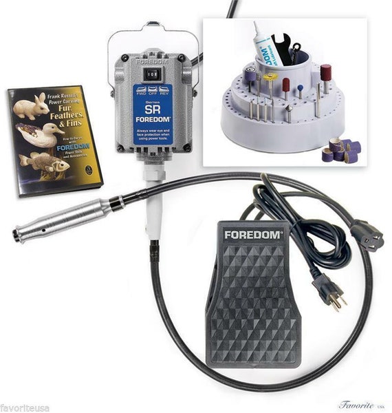 FOREDOM K.5240 Woodcarving Kit 115v Sr Motor Fct Foot 44t Handpiece Wood Work