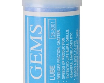 GEMS LUBE WAX バー、ドリル、鋸刃、彫刻刀用潤滑剤 2オンス 潤滑剤
