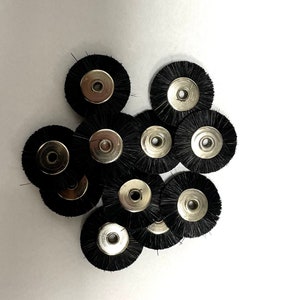 UNMOUNTED 3/4&quot; BRISTLE Super Brushes 1/8&quot; Hole Hard-Pack Of 12