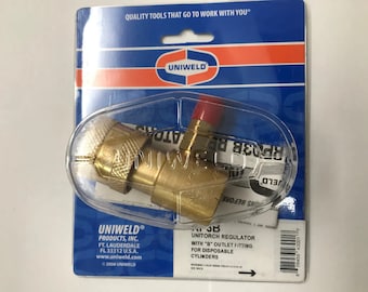 PRESET DISPOSABLE TANK Propane Regulator Artorch Little Torch By Uniweld Rp3b