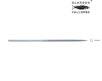GLARDON-VALLORBE SWISS Needle File Three Square 14cm Cuts # 00-0-1-2-4-6 LA2407