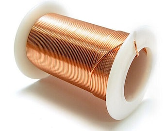 COPPER WIRE PURE Solid 24 Gauge 1 Lb Spool For Electroplating Soldering 0.511mm