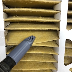 Furnace Filter Vacuum Attachment - Clean & Reuse Your Air Filters - Saves Money