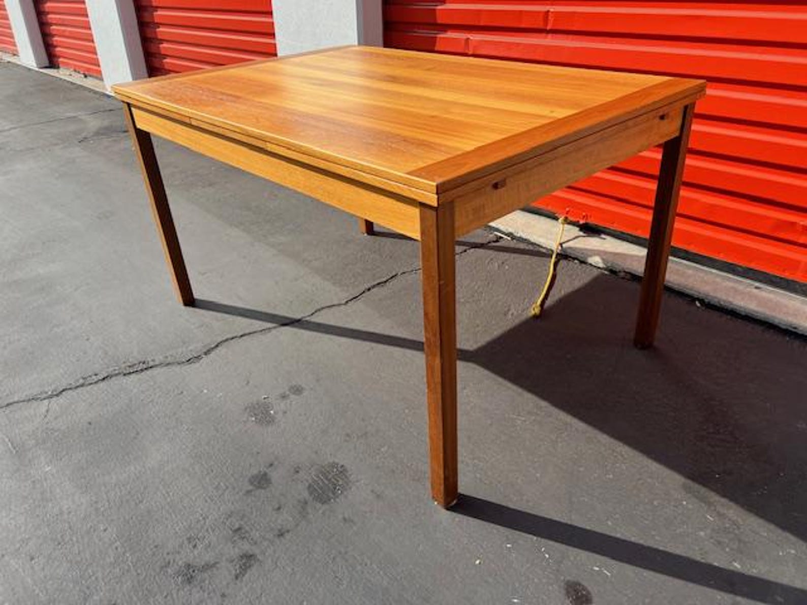 Danish Modern Teak Dining Table by Ansager Mobler - Etsy