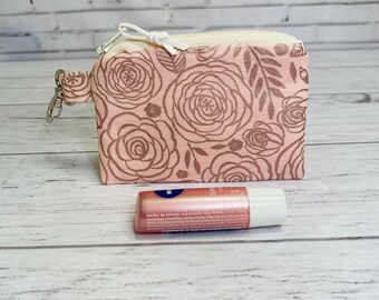 rose gold coin purse