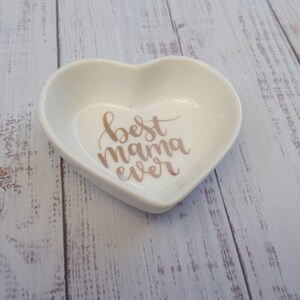 Beste Mama Ever Ring Dish | Herz-Ring-Schale