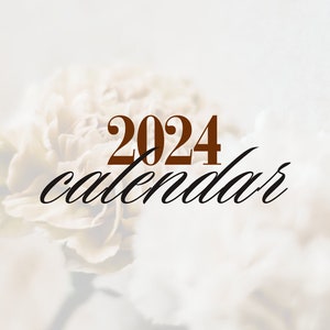 2024 Calendar