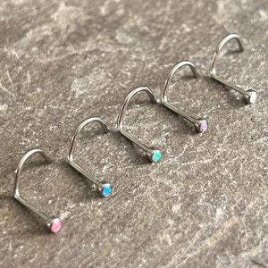 Nose top hook piercing