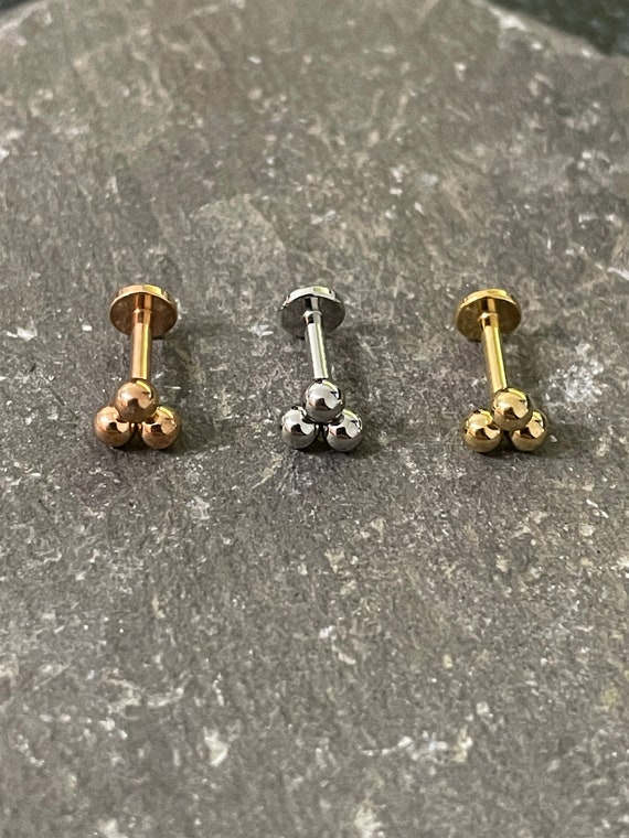 Internally threaded tragus jewelry deals