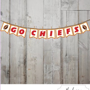 Kansas City Chiefs Printable Banner