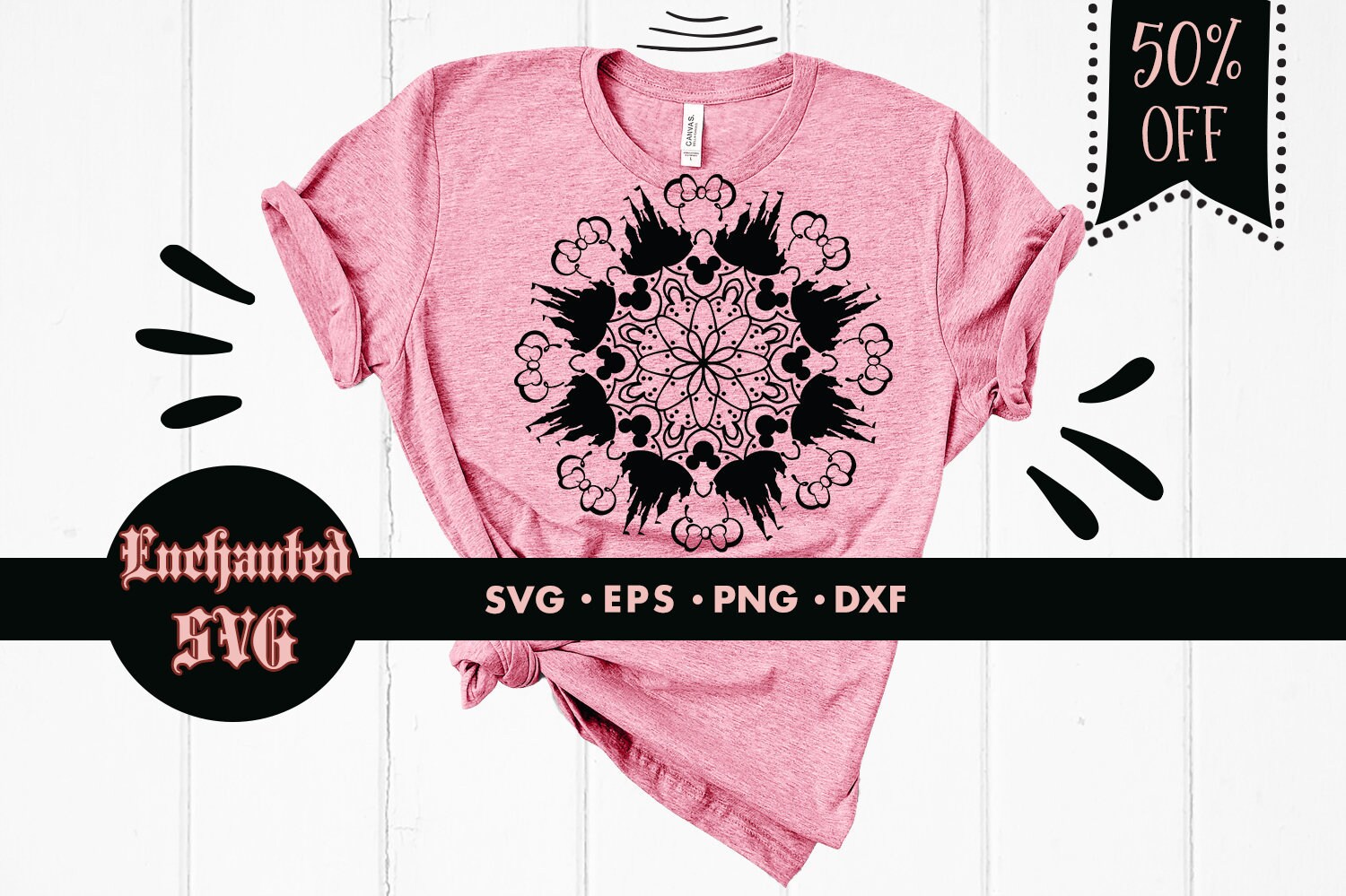 Download Eeyore Mandala Svg - Layered SVG Cut File