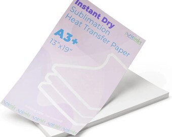 A3+ Sublimation Ink Transfer Paper (100 sheets) – Instant Dry Heat Transfer Paper 13" x 19"