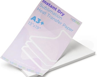 A3+ Sublimation Ink Transfer Paper (100 sheets) – Instant Dry Heat Transfer Paper 13" x 19"