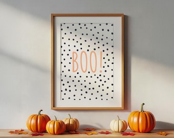 Boo! -  Halloween Decor, Poster Print, Wall Art