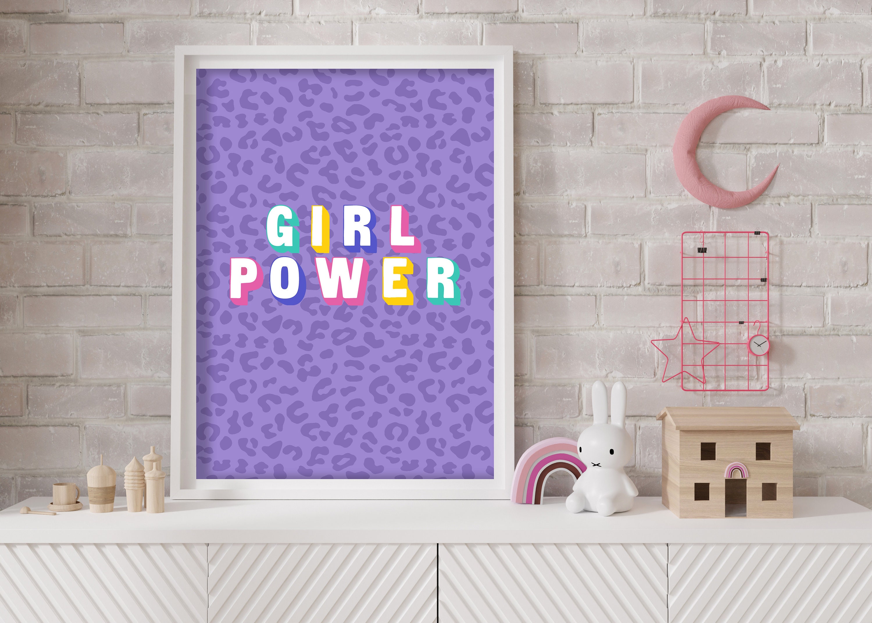 Girl Power Art Print Etsy