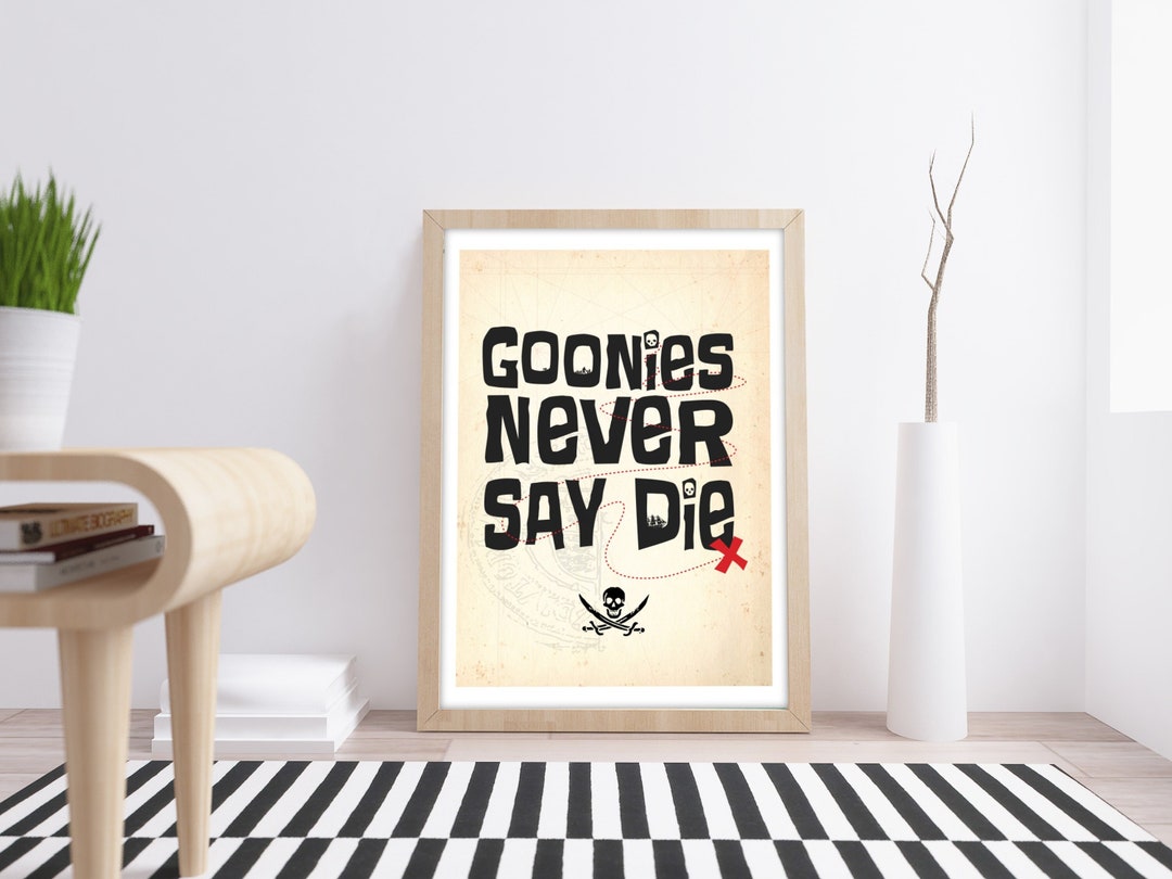 The Goonies Print Goonies Wall Art for Living Room Film Poster the ...