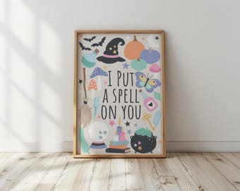 I put a spell on you: halloween art, autumn decor