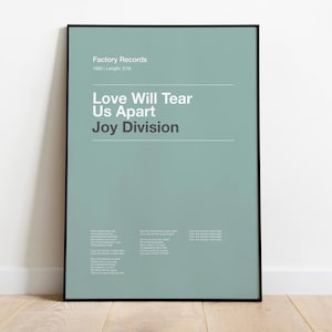 Personalised Song Poster, Favourite Song Lyrics Print, Our Song, Christmas Present, Mother, Birthday, Anniversary, Special Gift, Music Gift