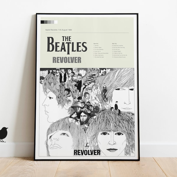 Revolver Poster, The Beatles-Sammelwandkunst
