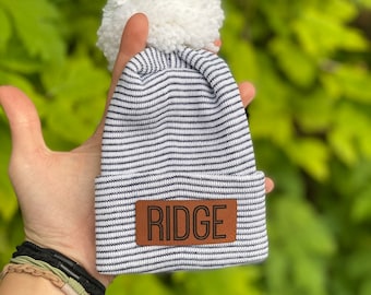 Newborn Baby Beanie | Name Baby Beanie | Hospital Announcement | Coming home outfit | Newborn Hat | Baby Photo Prop | Baby Girl | Baby Boy