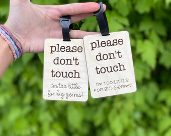 Please Don’t Touch Baby | Car seat sign | Germs Too Big For Me | Baby Car seat Sign | Car seat Cover | Germs | Baby Shower Gift | New Mom