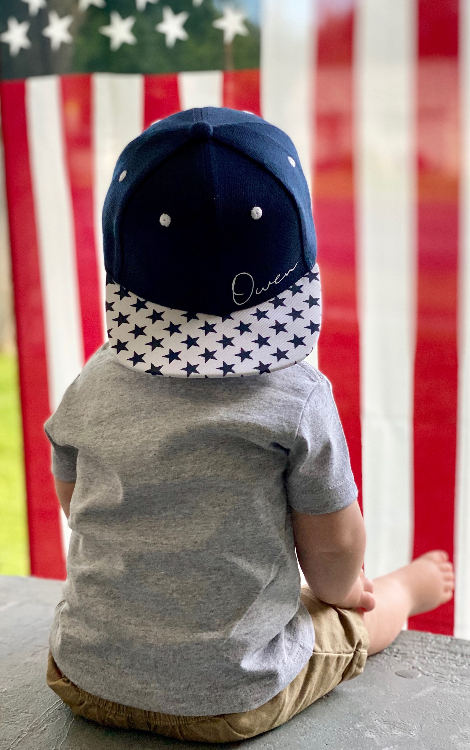 Toddler Snapback Custom Leather Patch Hat Baby Hat Etsy