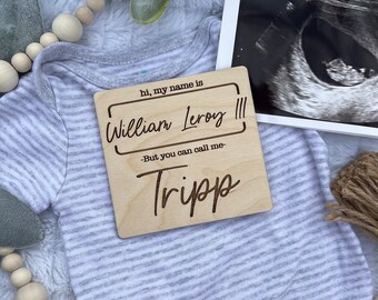 Baby name sign for Hospital Announcement