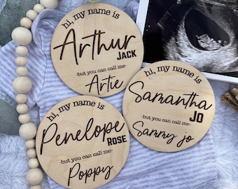 Baby name sign for Hospital Announcement