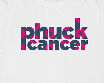 Phish Phuck Cancer Retro T-Shirt – Breast Cancer Awareness Support Tee