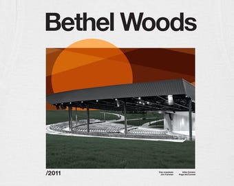 Phish Bethel Woods T-Shirt - Mid-Century Modern